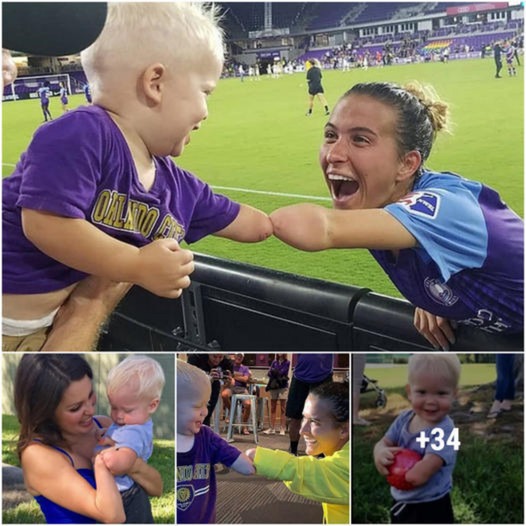 An Inspiring Encounter: A Handless Baby Angel Meets a Handless Soccer Star