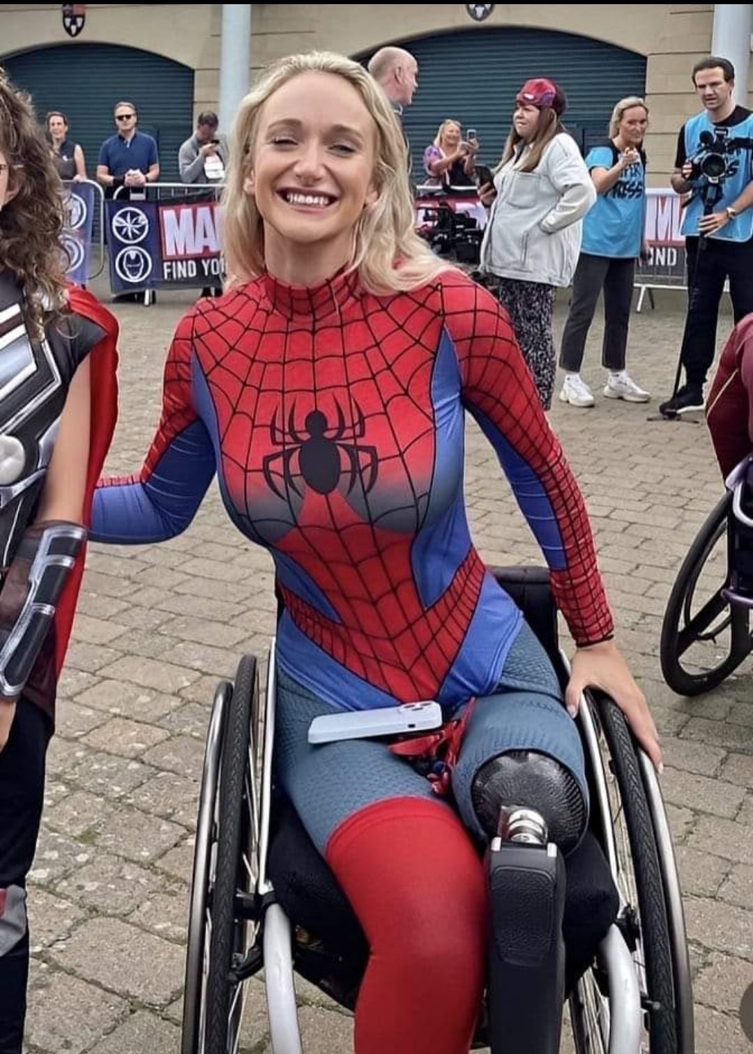 Embracing Life: The Inspiring Story of a Wheelchair-Bound Woman in a Spider-Man Costume